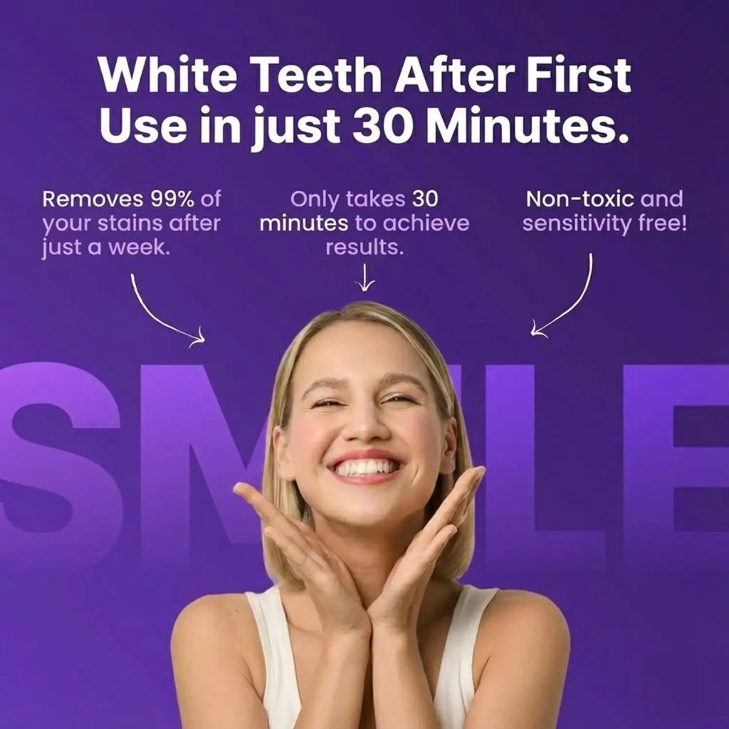 Purple Strips™ -  Sensitivity-Free Instant Whitening Strips